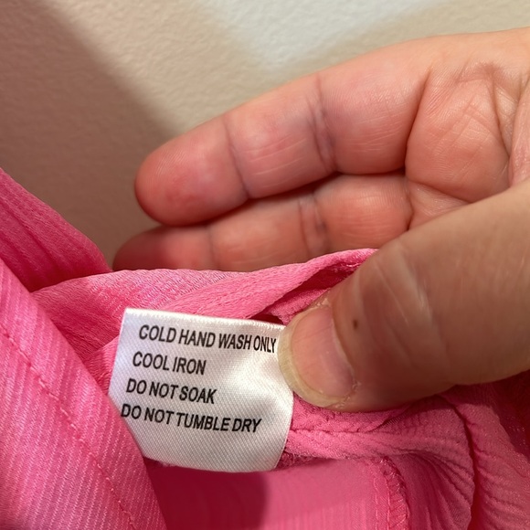 Princess Polly Ensley Mini Dress Pink Size 4 backless summer lightweight - Picture 6 of 13